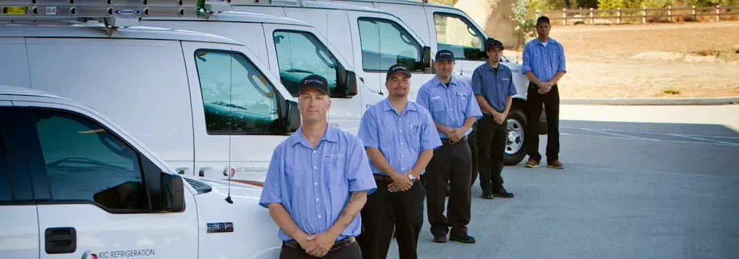 KIC Refrigeration crew ready for Mini Split Repair jobs across Gardena