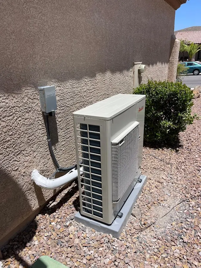 Residential air conditioning condenser unit in Gardena