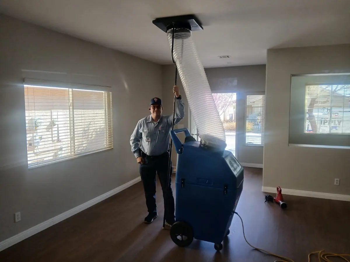 Professional Dryer Vent Cleaning work inside a Gardena home